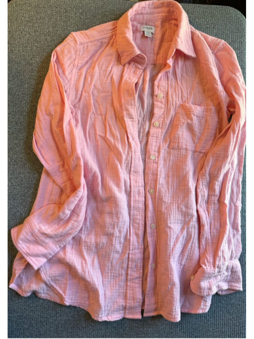 Women's J.Crew Button Down Shirt XXS Pink